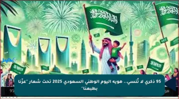 95 ذكرى لا تُنسى.. هوية اليوم الوطني السعودي 2025 تحت شعار “عزّنا بطبعنا”